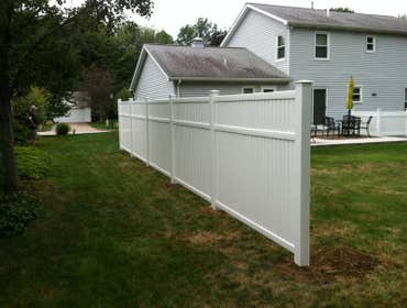 Vinyl fencing