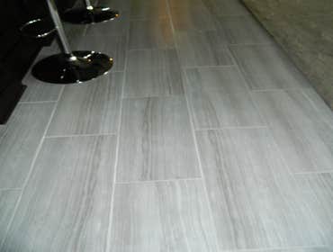 Flooring in bar