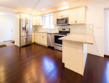 Photos by Wu Construction full gut single family renovation