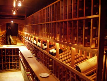 Sano Cellars - Private Residence, basemnet conversion. This San Francisco basement space had a 4' ceiling height was used as a storage area only access