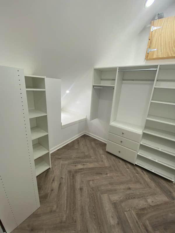 Attic Transformation to Closet