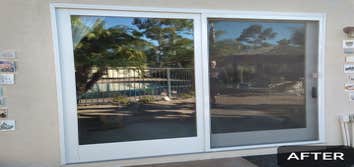 After picture of Sliding door installation 001