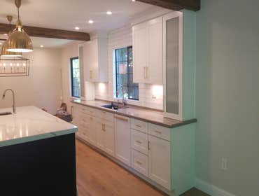 Photos by EOL Builders #57 Knocking down a load bearing wall & build brand new kitchen