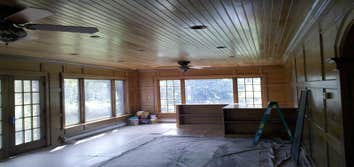 Renovations Two Story Addition with walkout basement.