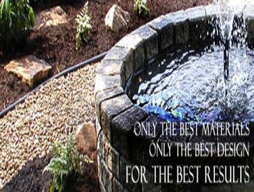 Ponds and Waterfalls Bonomi's custom-designed waterfalls and ponds have been beautiful additions to over 50 homes in the Pittsburgh region. Each projec