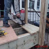Photos by Property Care LLC #4 Two story deck replacement and Garage demolition