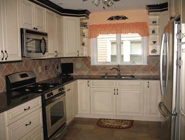 Shore Home A display of V.C.G. Construction's carpentry work on this kitchen remodel, that was executed by R.J. General Contracting.
