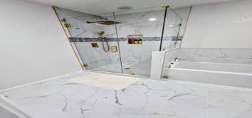 Shower remodel in master bathroom