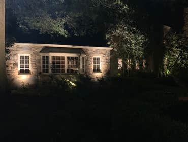 Photos by Dukes Pro Electric #1 Landscape and flag pole light install