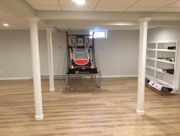 Half Bath and Basement Remodeling