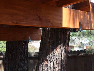 Treehouse attacment bolts