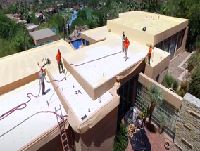 Residentail Foam roof- Vintage Club, Indian Wells, CA
