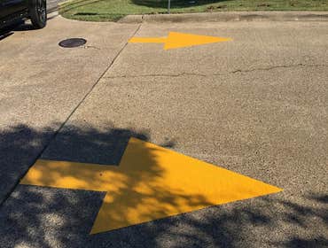 Paving and striping
