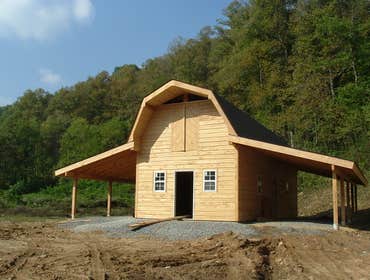 log barn
