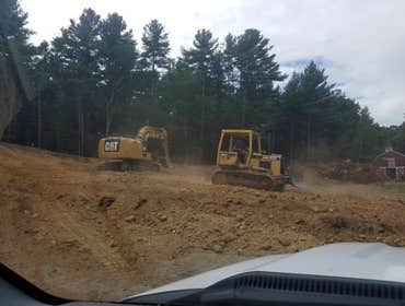 Lot grading and excavation