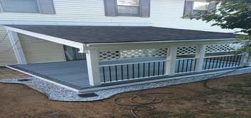 Trex Deck With Awning