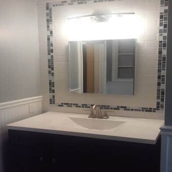 New sink and tile