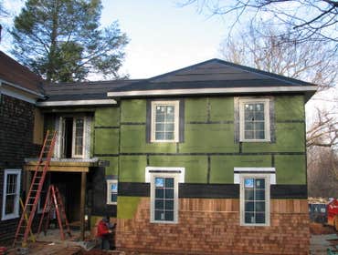 ADDITION UNDER CONSTRUCTION IN THE PLAINS VIRGINIA The owner of this house was experiencing claustrophobia with 3 teenage kids they desperately needed 