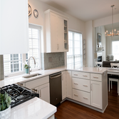 Elegant Sophistication Taneytown, MD
The homeowners asked our designer for a “simple white kitchen”, which she delivered in spades. This kitchen feel