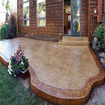 Stamped concrete