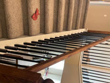 Photos by LTE Remodeling #4 Sand & refinish hand rails as well as paint balusters for a new look