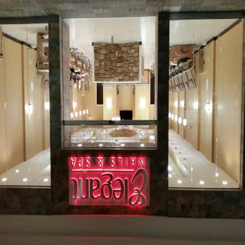 Photo(s) from Spacemakers Building and Storage Solutions Design and build out of Elegant Nails and Spa in the Huntington Mall