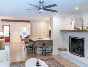 Photos by Albrecht, LLC #1 Through strategic space planning, thoughtful material selections, and custom craftsmanship, this first-floor renovation tran