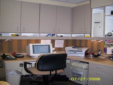 Custom cabinets in small space