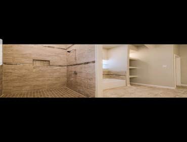 Photos by The American Dream Custom Home Builder #1 New custom built home. 3 bdrm 2 bathrm. Beautiful hard wood floors, custom cabinets and tile shower