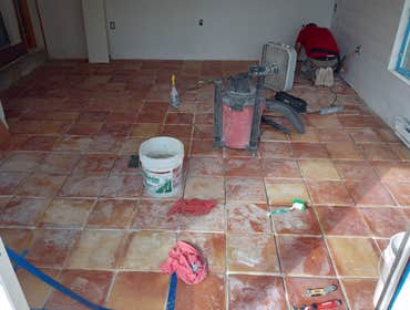 Saltillo Tile Project Saltillo Tile Install