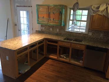 New granite counter tops