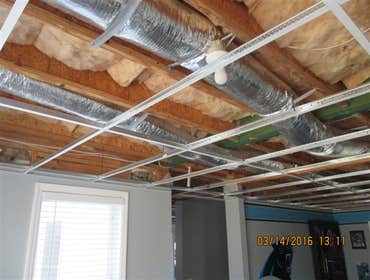 Before Ceiling Panel Install
