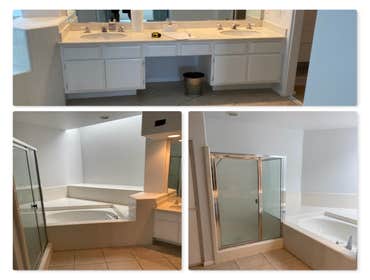 Lower Level Master bath demo Laguna Niguel before