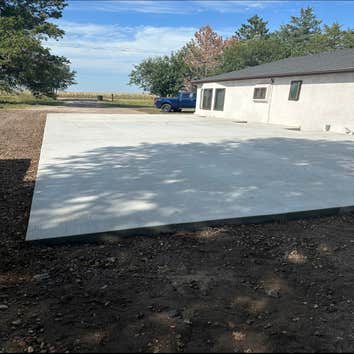 Photos by Tornado Construction LLC #3 We did this concrete patio 60ft x30ft in grand island