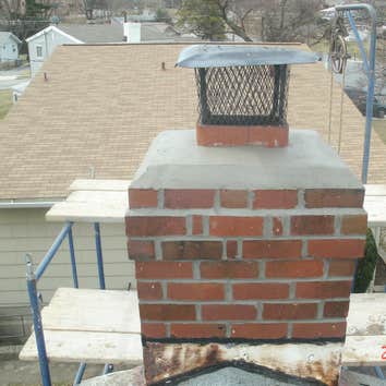 Chimney 1 This is awell satisfactory chimney we built for a client in Irvine, columbia, Maryland . We collaborated with the client on the process. The 