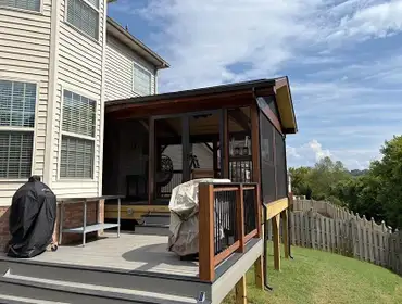 Screened Porch & Composite Deck in Farragut