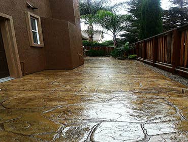 stamped concrete