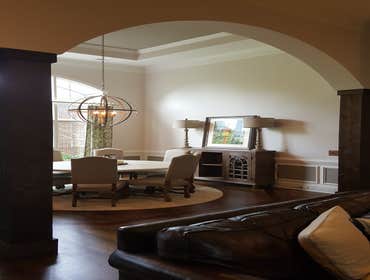 Large remodel project at a home in the Concord Hunt subdivision