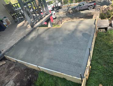 Concrete Slab and Stairs