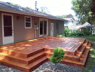 Cedar Deck Finished