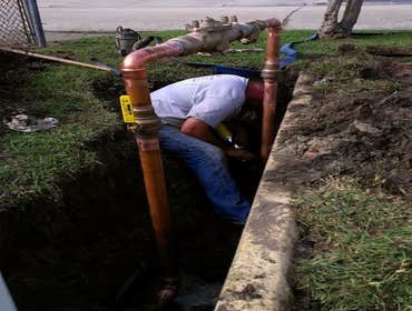 Installing Backflow preventer