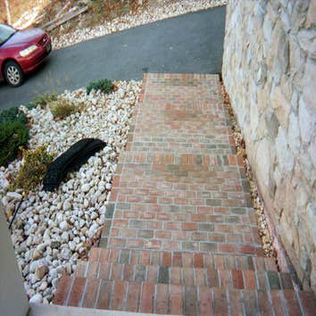 brick steps