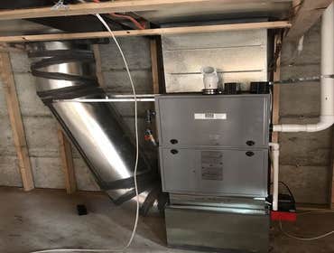 96% Efficiency Furnace Install