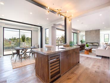 Kitchen, Dining and Living Room