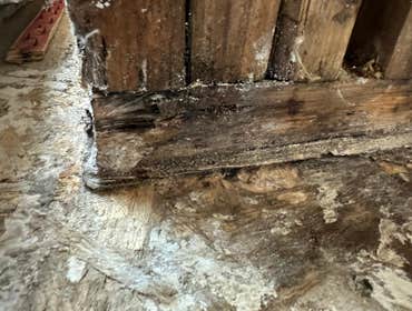 Water Mitigation This project was a roof leak the photos show initial inspection to post demo.