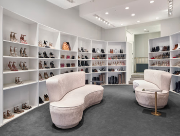 Tamara Mellon full shoe store buildout for Tamara Mellon, full design and construction from A-Z.. flooring, electric, mill work, glass work, cabinetry 