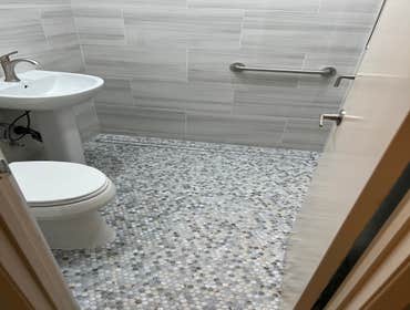 Photos by Pacific Bay Construction #13 Half bath to wet room conversion
