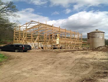 32x60x25 Shop & 40x40x12 Storage Building