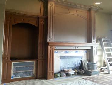 Custom Finish Fireplace