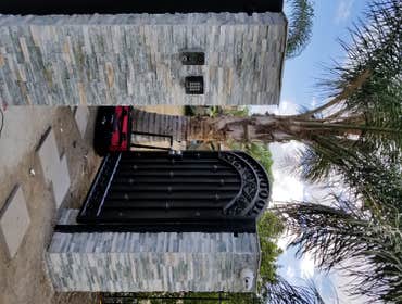 Gate access installation